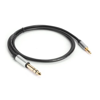 Аудио кабель для музыкального оборудования Perfect Jack TRS 3.5 мм – 6.3 мм, 1 м (48350)