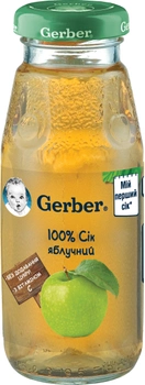 Упаковка Сока Gerber Яблоко с 6 месяцев 175 мл х 12 шт (7613033520495)