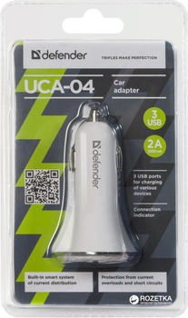 Автомобильное зарядное устройство Defender UCA-04 (83566)
