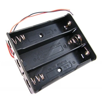 Бокс на три 18650 батареи, 11.1 В, питание Arduino Без бренда