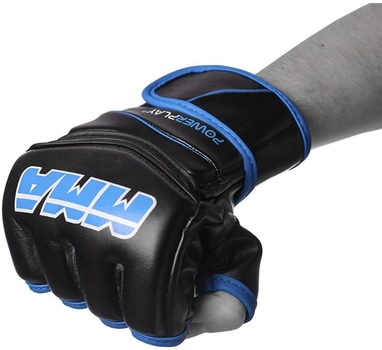Перчатки MMA PowerPlay 3055 Black/Blue