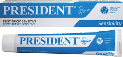 Зубная паста President Sensitive 75 мл (8030009700610)