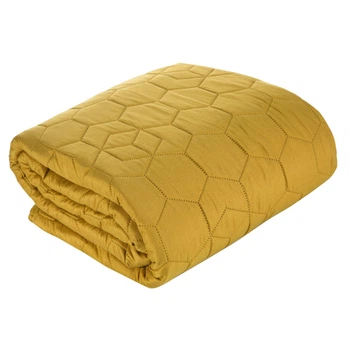 Покрывало Design Стеганое Vanesa M&M 4710 220x240 см Желтое (5900811974710)