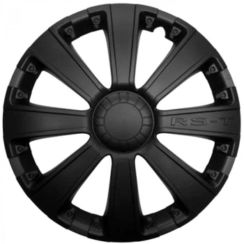 Автомобільні ковпаки Kenguru RS-T R13 4 шт Чорні