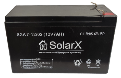 Акумуляторна батарея SolarX SXA 7-12