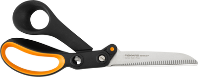 Ножницы для тяжёлой работы с зазубренным лезвием Fiskars 24 см (1020223/879168)