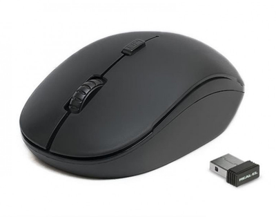 Мышь REAL-EL RM-301 Wireless black