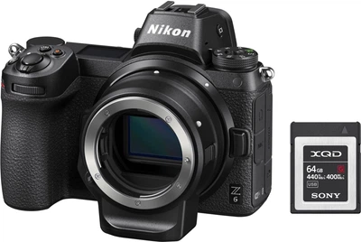 Фотоаппарат Nikon Z6 + FTZ Adapter Kit + 64GB XQD (VOA020K008)