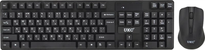 Беспроводная клавиатура и мышка UKC TJ-808 Black (5591)