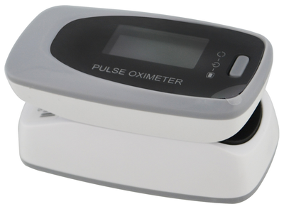 Пульсометр оксиметром на палець (пульсоксиметр) Contec CMS50D2 OLED Grey
