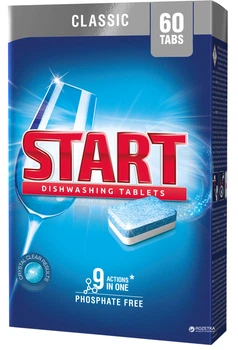 Таблетки для посудомийної машини Start Classic 60 шт (4820207100046)