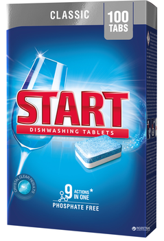 Таблетки для посудомийної машини Start Classic 100 шт (4820207100053)