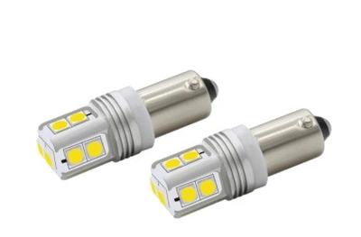 Светодиодная лампа T4W BA9S 10SMD 2835 15W Autoexpect 12V Белая (14385)