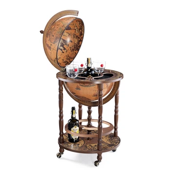 Глобус-бар напольный Zoffoli, Италия «Минерва» (Classic),h-110 см, d-40 см, (248-0011)