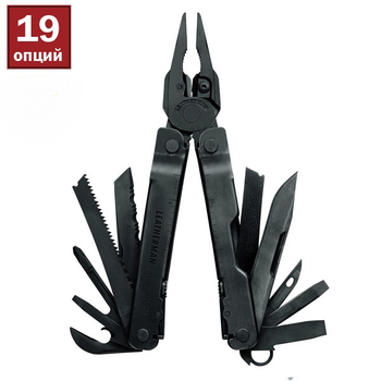 Мультитул LEATHERMAN Super Tool 300 BLACK чохол MOLLE LEATHERMAN Чорний