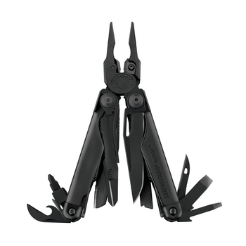 Мультитул LEATHERMAN Surge-black, нейлоновий чохол LEATHERMAN Чорний