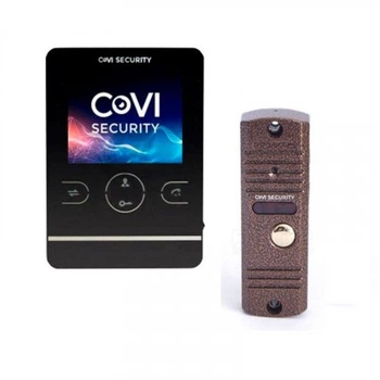 Комплект видеодомофона CoVi Security HD-02M-B и вызывной панели CoVI Security V-42 CoVi Security
