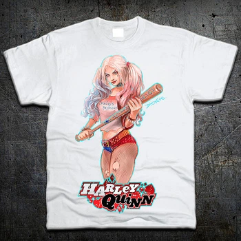 Футболка Fruit of the Loom Харлі Квінн ДС Harley Quinn DC Comics Білий XL (6192148)
