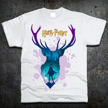 Футболка Fruit of the Loom Патронус Гарри Поттер Patronus Harry Potter Белый 116 см (94114)