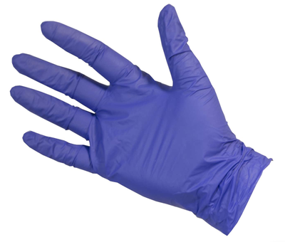 Рукавички нітрилові PREMIUM (3,5 г) колір Фіолетовий (100шт/уп) Care365 XS