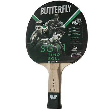 Ракетка для настільного тенісу Butterfly для початківців анатомічна з високим контролем 100