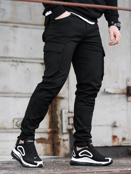 Карго брюки BEZET Tactic black'20 - XL