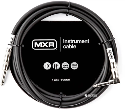 Інструментальний кабель Dunlop DCIS10R MXR Standard 3 м Black