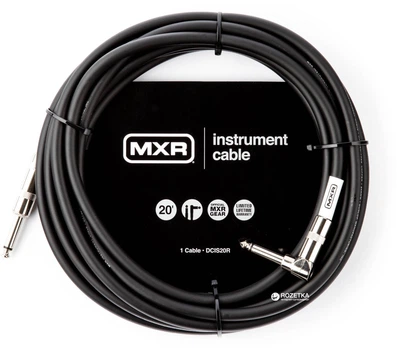 Инструментальный кабель Dunlop DCIS20R MXR Standard 6 м Black