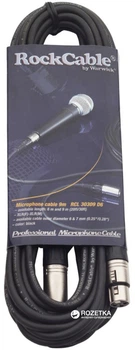 Мікрофонний кабель RockCable RCL30309 D6 9 м Black (RCL30309 D6)