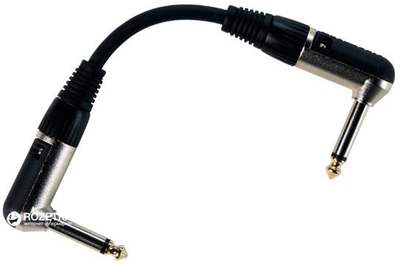 Инструментальный патч-кабель RockCable RCL30111 D6 0.15 м Black