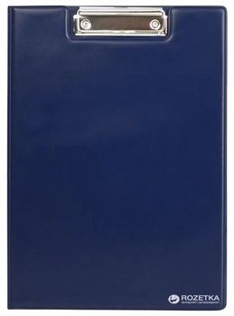 Папка-планшет Axent с металлическим клипом А4 винил синяя (2513-02-A)