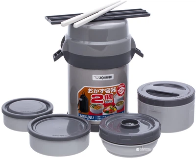 Набор для ланча Zojirushi SL-JAF14SA 1.23 л Серебро (16780091)