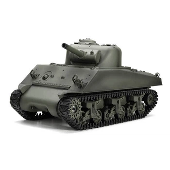 Танк р/у HENG LONG M4A3 Sherman 3898-1 Зеленый (Z636)