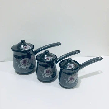 Набор эмалированных турок с крышками Frico FRU-321