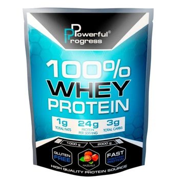 Протеїн 100% Whey Protein, 2 кг Горіх Powerful Progress 000285327