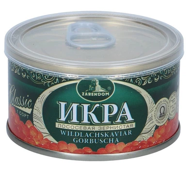 Икра Горбуши лососевая Zarendom 140 г