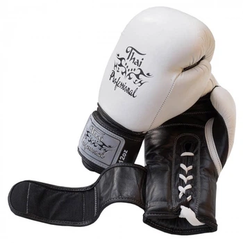 Боксерские перчатки Thai Professional BG5VL (10oz) Белые