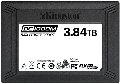 SSD диск Kingston DC1000M 3840GB 2.5" PCIe 3.0 x4 3D NAND TLC (SEDC1000M/3840G)