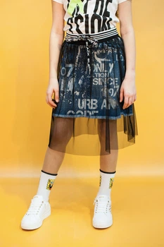 Юбка A-yugi Jeans 158 см Черный (2125000655161)