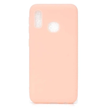 Чехол Soft Touch для Vivo Y93 Lite силикон бампер светло-розовый