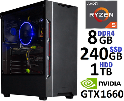 Компьютер Игровой Ryzen 5 3500 GTX1660 V1