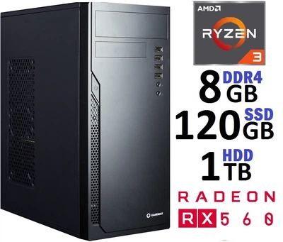 Компьютер Игровой Ryzen 3 1200 RX 560 V2