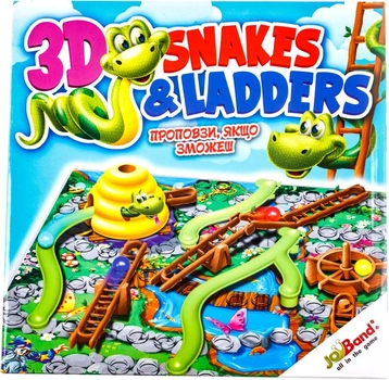 Настольная игра JoyBand Змейки и лестницы (40405) (4897021196128)