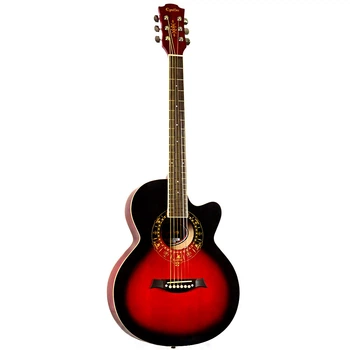 Гітара акустична EQUITES EQ600C RDS 38'' (Червоного кольору)