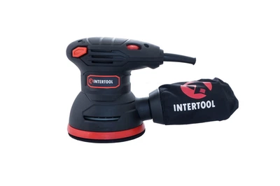 Эксцентриковая шлифмашина Intertool 300 Вт для шлифования дерева и металла с пылесборником (IT-DR_11N)