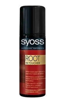 Syoss Root Retoucher тональна фарба для нанесення на відрослі корені у формі спрею (відтінок Cashmere Red 120 мл)