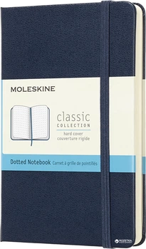 Записная книга Moleskine Classic 9 х 14 см 192 страницы в точку Сапфир (8058341715338)