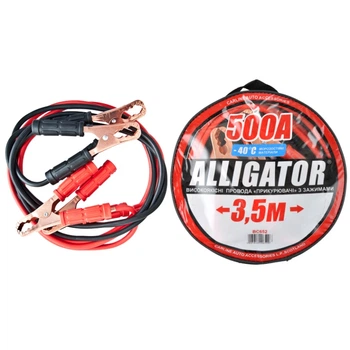 Пусковые провода ALLIGATOR CarLife 500A 3,5м сумка BC652