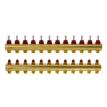 Розподільчий колектор Danfoss FHF 12F з ротаметрами (088U0532)