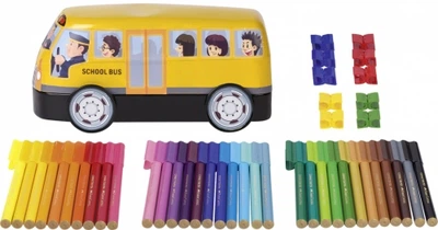 Набор фломастеров 33цв. Школьный автобус Faber-Castell